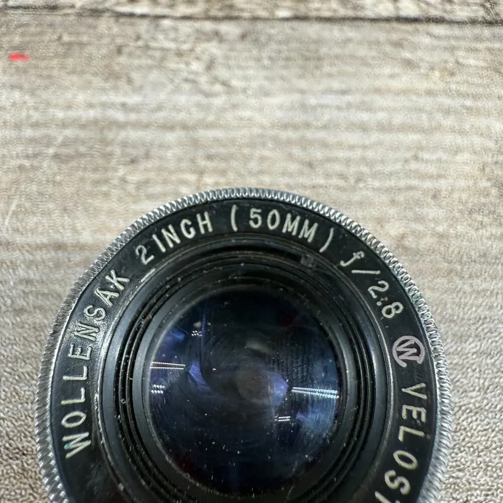 Wollensak 2 Inch Lens 50mm 2.8 Velostigmat